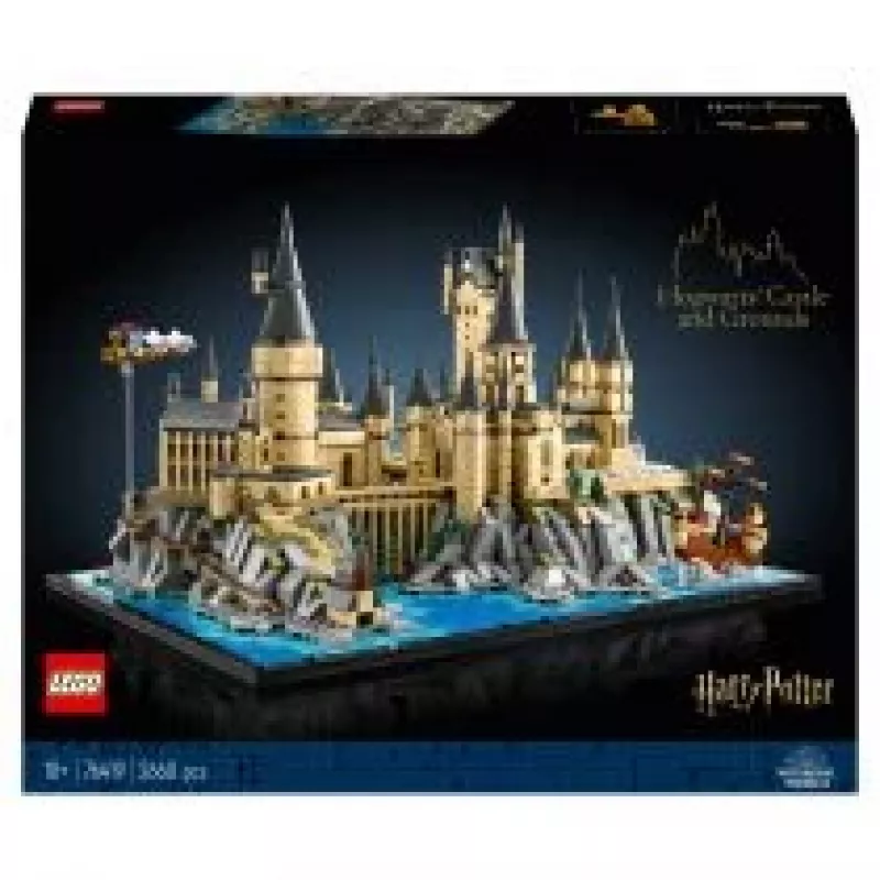 LEGO 76419 Harry Potter Hogvartso pilis ir teritorija – didelis rinkinys suaugusiems, apimantis ikonines vietas: Didžiąją salę, Paslapčių kambarį ir kt. Valentino