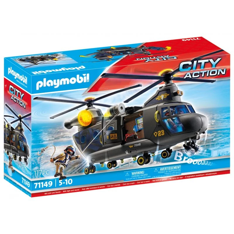 Playset Playmobil City Action 71149 žaislų rinkinys su policija ir transporto priemonėmis