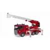 Gaisrinis automobilis BRUDER Scania Super 560R raudonas baltas plastikinis 3+