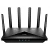 Stalinis belaidis maršrutizatorius Cudy P5 — Dviejų juostų „Wi‑Fi 6“, 5G Sub6, dviguba „NanoSIM“, „Gigabit Ethernet“, 6 nuimamos antenos, 256 MB RAM