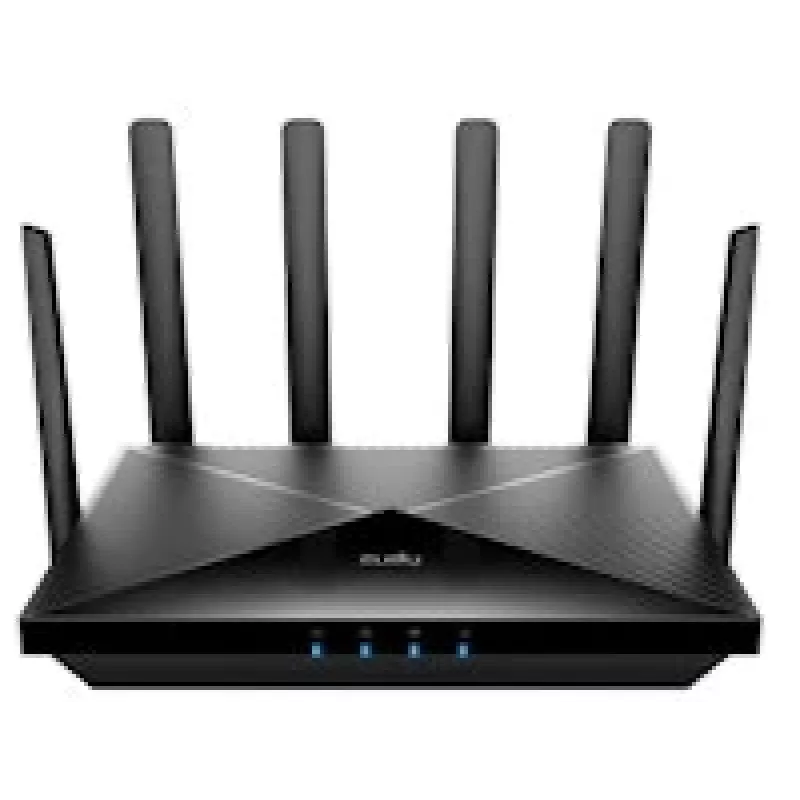 Stalinis belaidis maršrutizatorius Cudy P5 — Dviejų juostų „Wi‑Fi 6“, 5G Sub6, dviguba „NanoSIM“, „Gigabit Ethernet“, 6 nuimamos antenos, 256 MB RAM