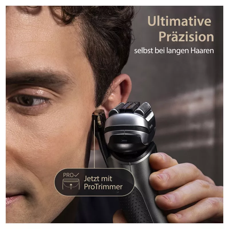 Braun Series 9 Pro+ 9565cc Wet & Dry folijos skutimosi peiliukas Trimeris Metallic