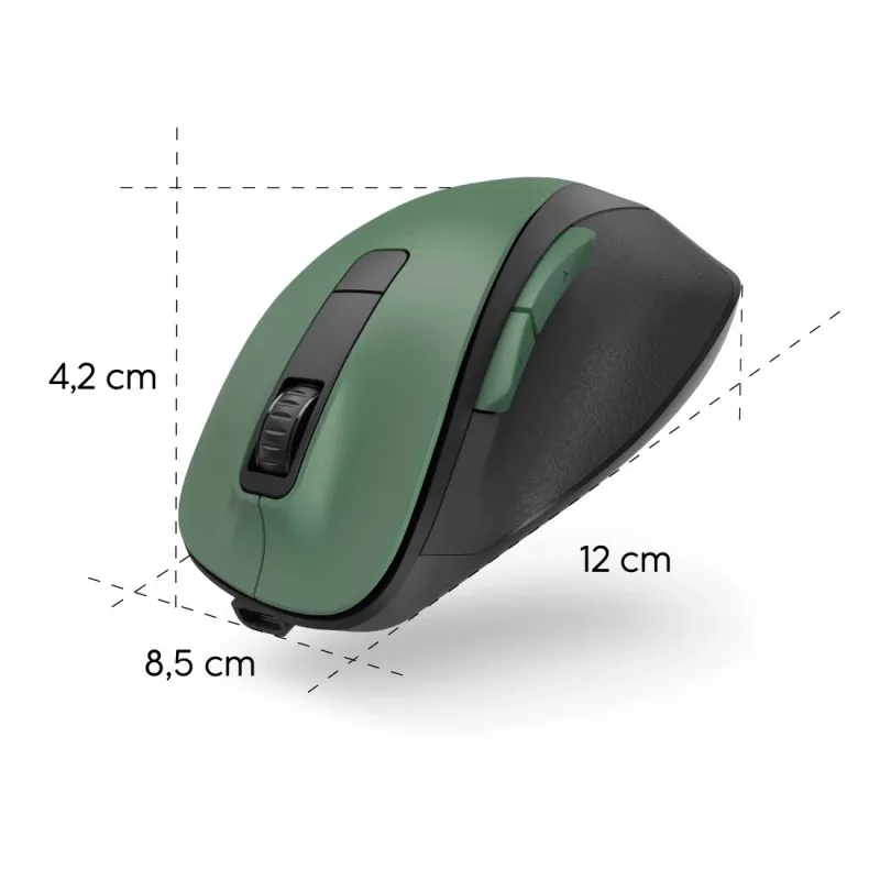 Hama MW-500 įkraunama pelė biurui dešiniarankiams RF belaidė optinė 1600 DPI
