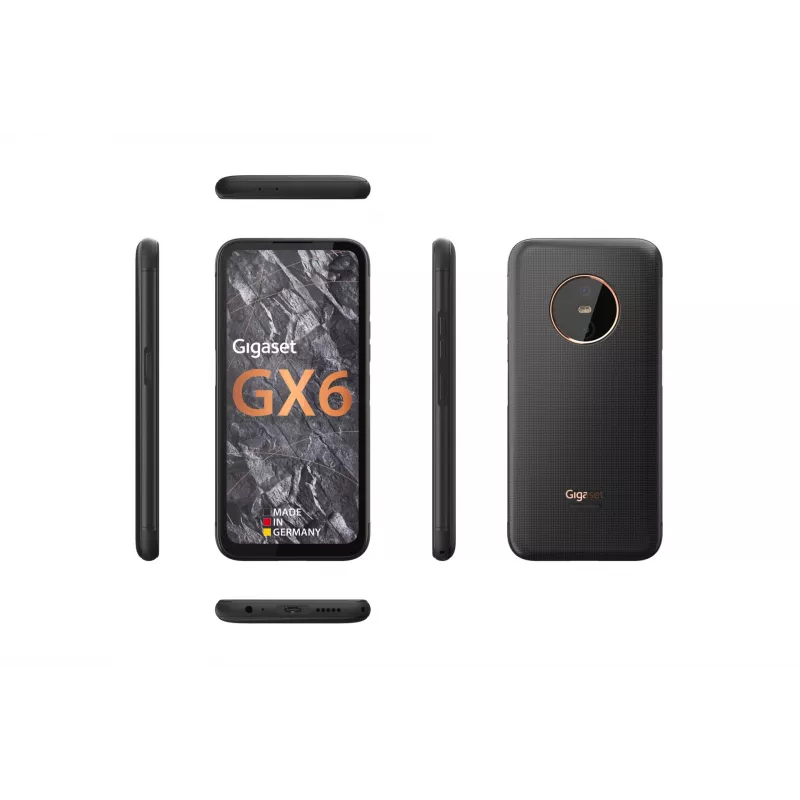 Išmanusis telefonas Gigaset GX6 PRO 6,6 colio 8GB 128GB juodas titanas