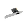 Vidinė eterneto tinklo plokštė LANBERG PCE-1GB-201, PCI Express, 1× RJ-45 Gigabit (1000 Mbit/s), juoda