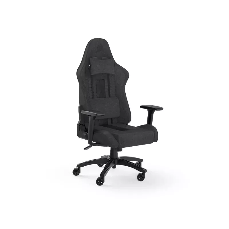 CORSAIR - TC100 RELAXED žaidimų kėdė (medžiaga – pilka/juoda)