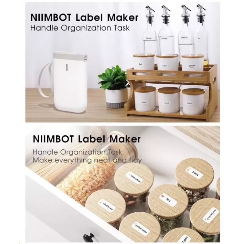 Terminės etiketės Niimbot T14*60-110 110 vnt. baltos