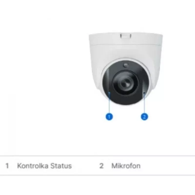Synology TC500 apsaugos kamera, kupolinė IP apsaugos kamera, vidaus ir lauko, 2880 x 1620 pikselių, lubų montavimas