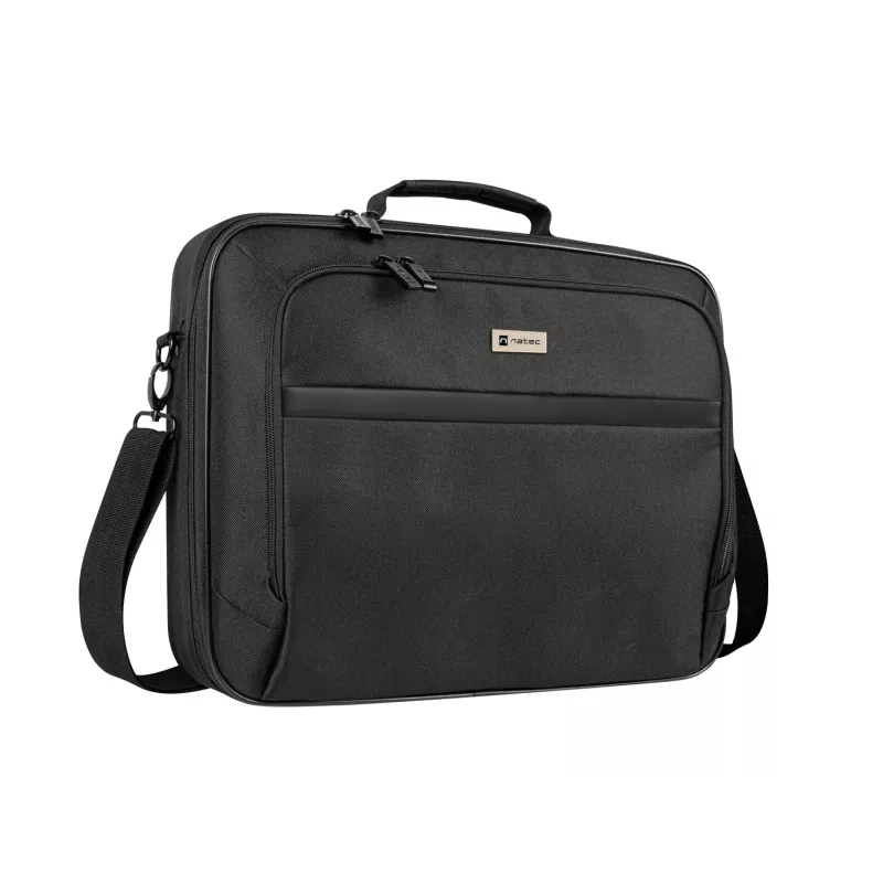 Portfelis NATEC Boxer Lite 39,6 cm (15,6 col.) – poliesteris, 2 skyriai, petnešos dirželis, 410×305×65 mm, 750 g
