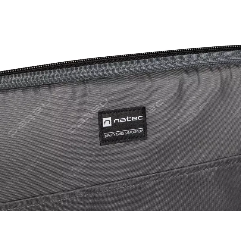 Portfelis NATEC Boxer Lite 39,6 cm (15,6 col.) – poliesteris, 2 skyriai, petnešos dirželis, 410×305×65 mm, 750 g