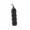 Tracer PowerCord ilgintuvas, 4 lizdai, 3m, juodas