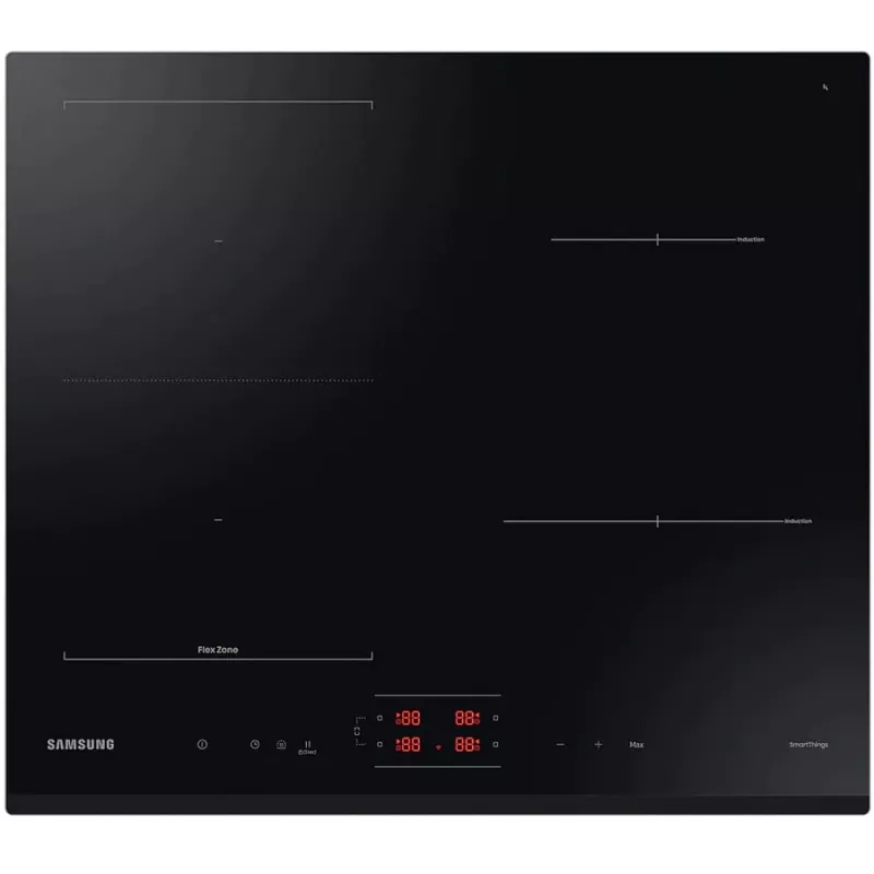 Built-In Hob Samsung NZ64B5045GK/U2, Induction, 4 Cooking Zones, Flex Zone, SmartThings Cooking, Auto Connectivity, 60 cm, Juoda
