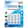 Baterii Reincarcabile R6 AA 2600mAh EverActive Professional pakuotės turinys 1x lizdinė pakuotė