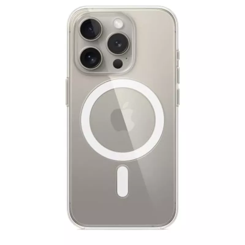 Apple iPhone 15 Pro dėklas su MagSafe - permatomas