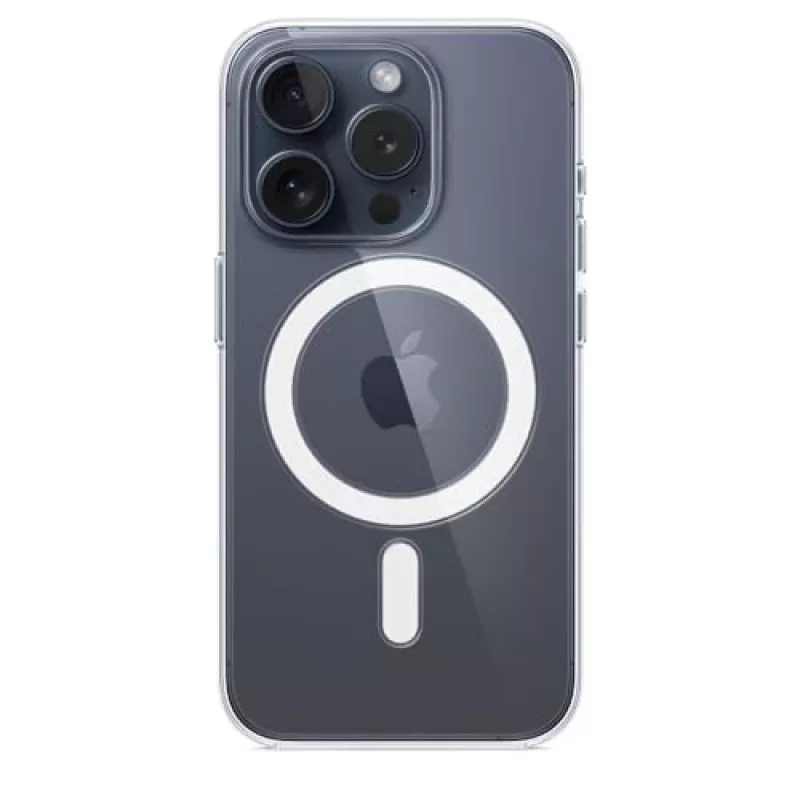Apple iPhone 15 Pro dėklas su MagSafe - permatomas