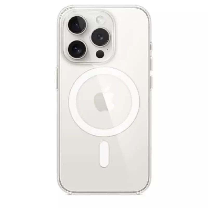 Apple iPhone 15 Pro dėklas su MagSafe - permatomas