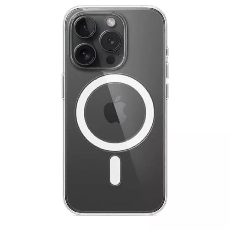 Apple iPhone 15 Pro dėklas su MagSafe - permatomas