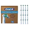 Oral B Precision Clean Toothbrush Heads 16 Pack Balta
