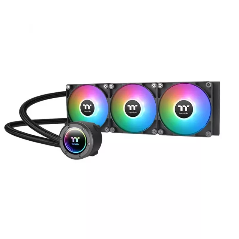 Thermaltake TH420 V2 ARGB procesoriaus „viskas viename“ skysčio aušintuvas 14 cm juodas 1 vnt.