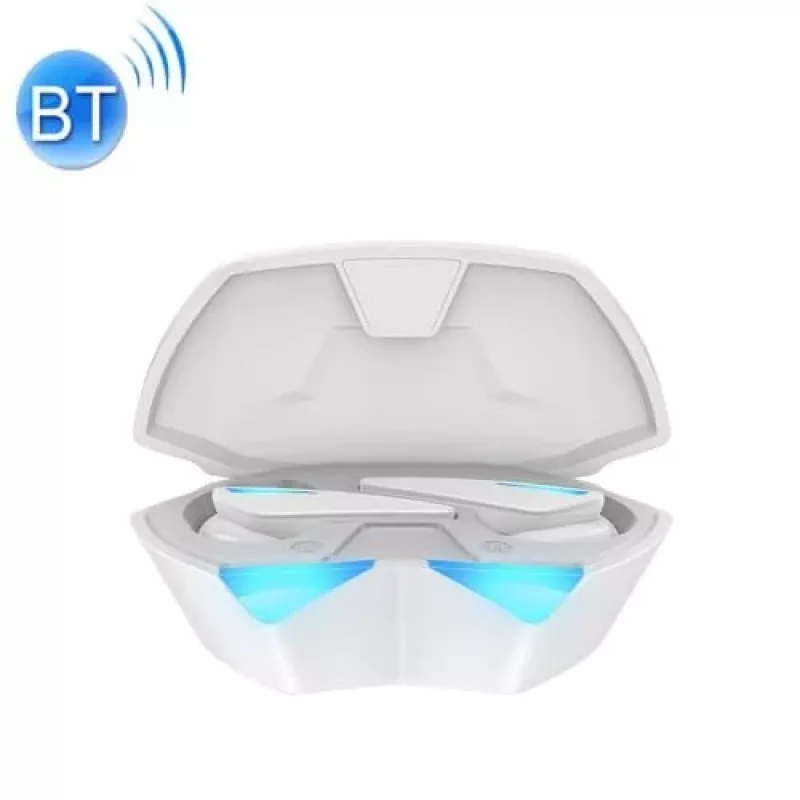 ausinės Awei T23 belaidės Bluetooth 5.3 USB atsparios vandeniui baltos