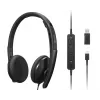 Lenovo 4XD1M45626 ausinės / laisvų rankų įranga Laidinės Ant galvos USB tipo C Juoda