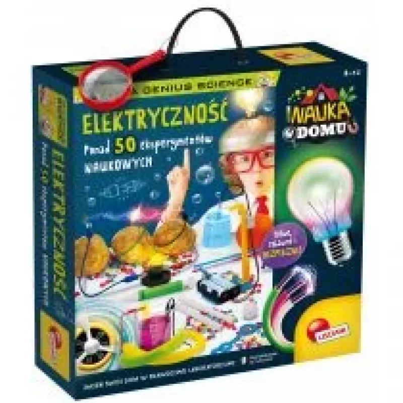 Edukacinis elektronikos rinkinys Liscianigiochi rinkinys I'm A Genius Electricity (modelis 304-pl97524)