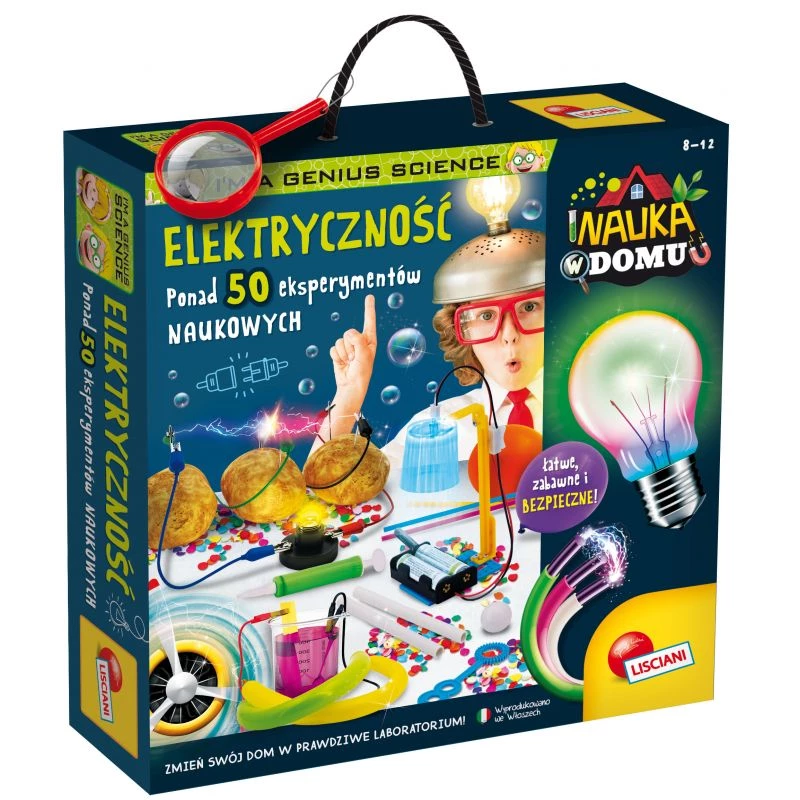 Edukacinis elektronikos rinkinys Liscianigiochi rinkinys I'm A Genius Electricity (modelis 304-pl97524)
