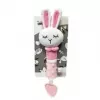 Minkštas pliušinis garsinis žaisliukas TULILO Bunny 17 cm — mielas barškutis kūdikiams ir mažiems vaikams