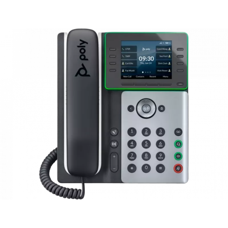 HP Poly Edge E320 IP telefonas su PoE, IPS, 320 x 240 pikselių, 4:3, HTTPS, ENERGY STAR, EAC, RoHS, Federal Communications Commission (FCC), CE, BSMI