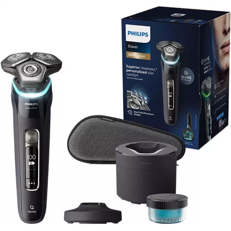 Philips SHAVER Series 9000 S9976/55 vyriškas skustuvas Rotacinis skustuvas Juodas