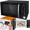 Kombinuota mikrobangų krosnelė ESPERANZA COCINERO 1200 W, 20 l, grilis 900 W, LED ekranas, stalviršinė, juoda