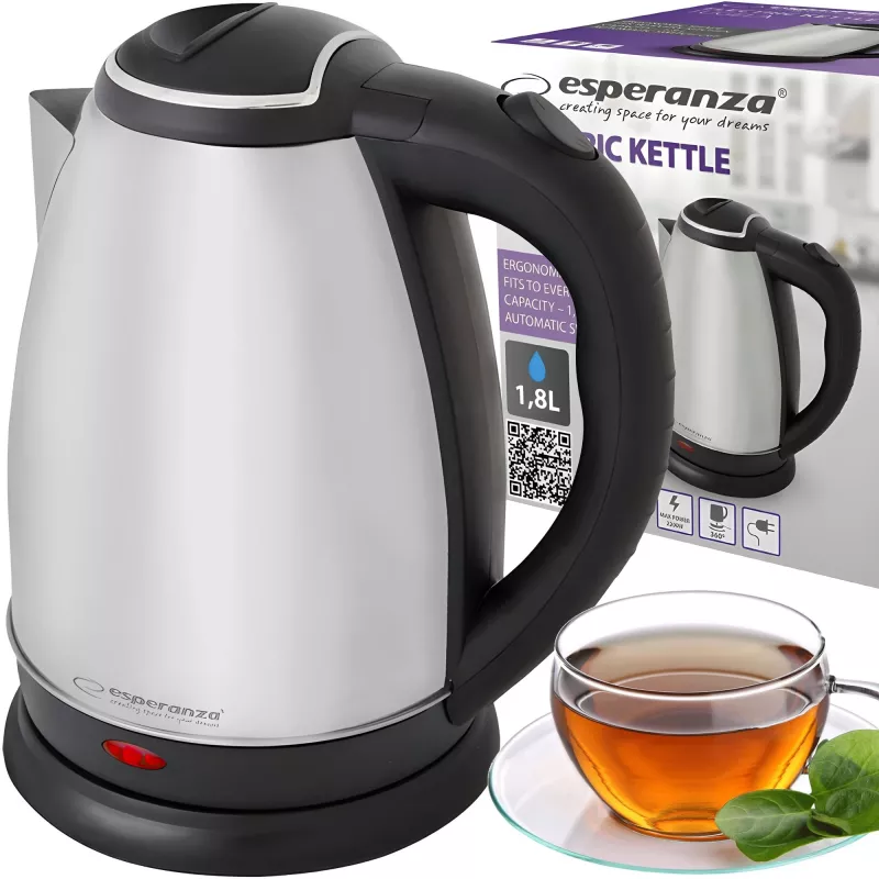 Esperanza EKK104X Elektrinis virdulys 1,8 L 2200 W Nerūdijantis plienas