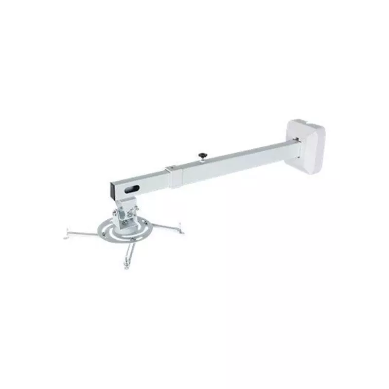 Sieninis laikiklis AVTEK WallMount Next 1200 — plieninis, baltas, teleskopinis, 360° pasukamas, pakreipiamas ±42°, maks. apkrova 20 kg