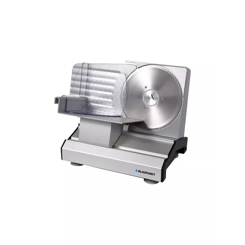 Elektrinė pjaustyklė BLAUPUNKT FMS601 — 200 W, 230 V, nerūdijančio plieno peiliai, pilka