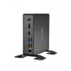 Shuttle XPC Nano PC NC40U, Intel Celeron 7305U, 1x HDMI, 1x DP, 1x USB-C/DP, 6x USB3.2, 1x 2,5 colio lizdas, 2x M.2, 1x LAN, RAID, 24/7 nuolatinis veikimas, įsk. VESA ir stovą