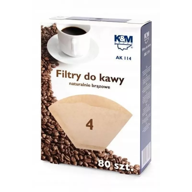 Coffee Filters for Coffee Machine K&m Dydis 4 80 vnt.