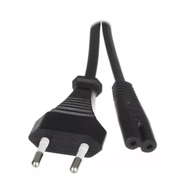 Savio CL-100 maitinimo laidas Juoda 1.8 m IEC Tipas E (3.4 mm, 3.1 mm) IEC C7