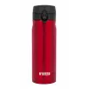 Termo butelis NOVEEN TB825 400 ml — izoliuotas nerūdijančio plieno gėrimų indas, raudonas