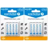 Įkraunamas AAA NiMH baterijų rinkinys everActive EVHRL03-1050 1.2V — 4 vnt., 1050 mAh