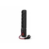 ACAR F5 POWER juodas 5 kintamosios srovės lizdai 230 V 10 m