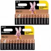 Duracell šarminių AA (LR6) baterijų pakuotė — 24 elementai, vienkartinės