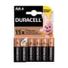 Baterijų rinkinys Duracell Basic AA / LR6 — 6 vienetai (šarminės)