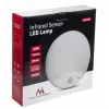 Sieninis LED šviestuvas MACLEAN MCE357W su IR judesio jutikliu, baltas, lauko/vidaus