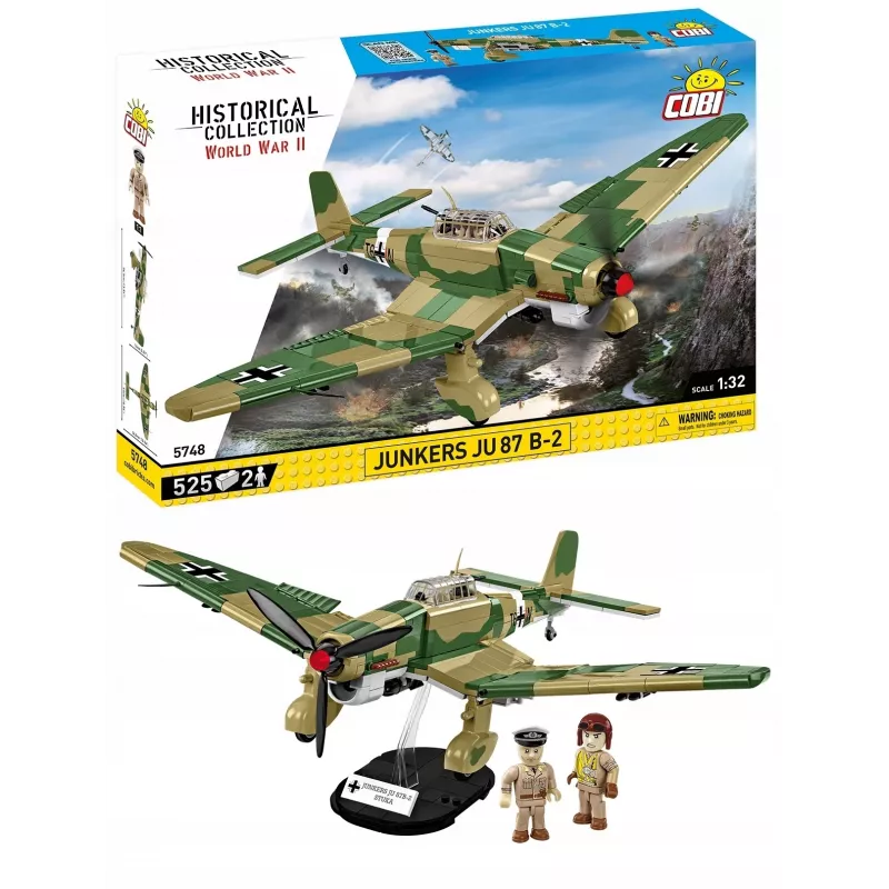 Cobi 1/32 mastelio Junkers Ju 87 B-2 modelio rinkinys
