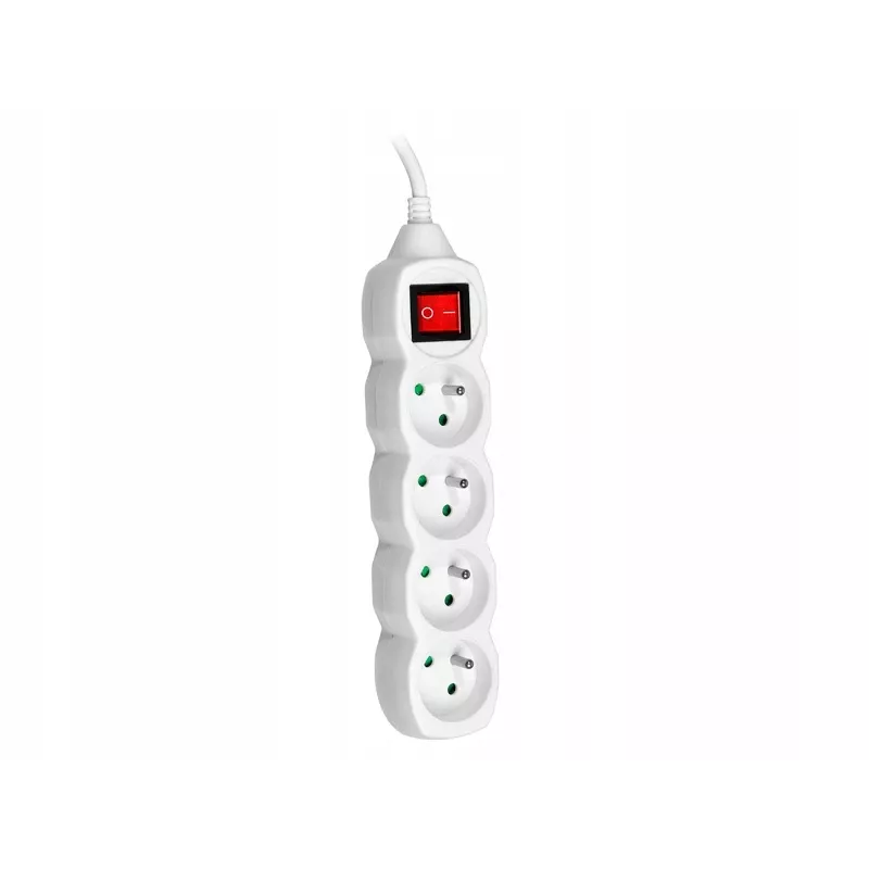 GaliaWatch 3 m (4 socket) Balta with power switch