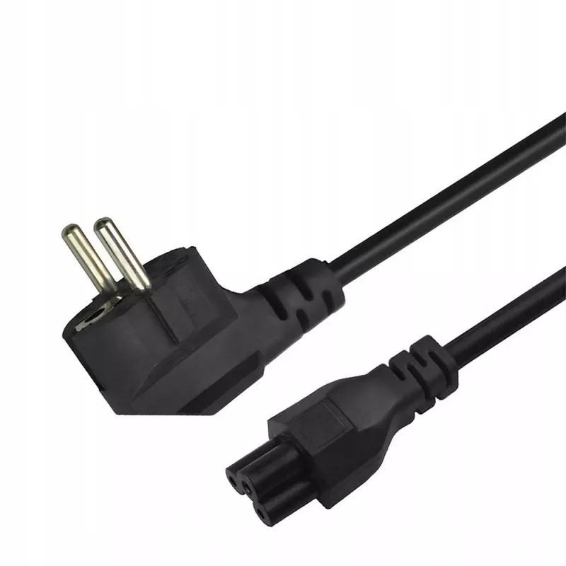 Maitinimo laidas Savio Strom IEC 60320 C5 CEE 7/7 3m juodas C5 jungtis C tipo