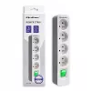 Power Extension Qoltec 50288 1.8m 4 AC Outlets Indoor White