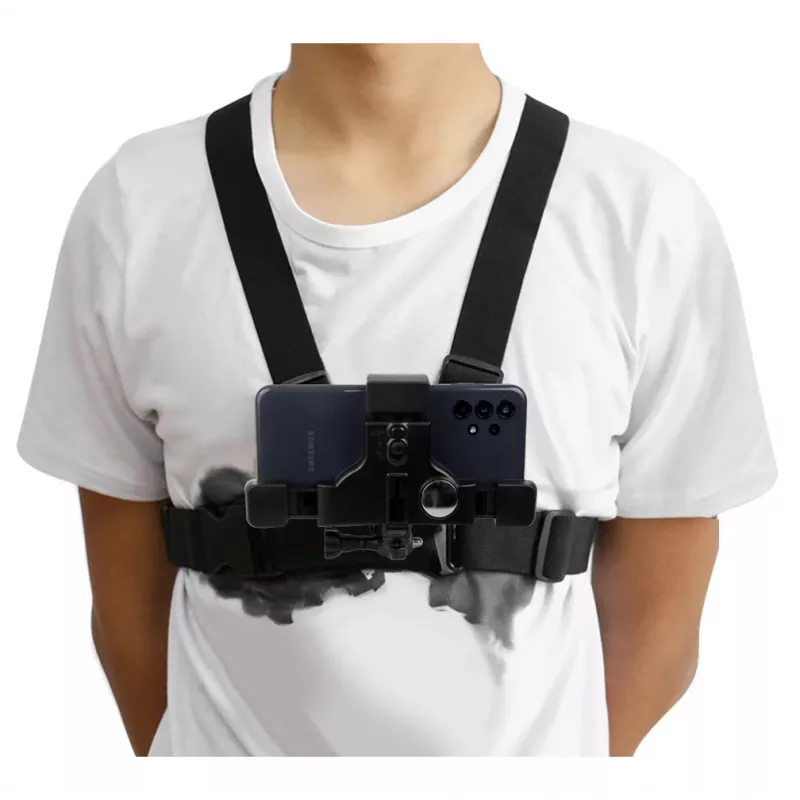 Sportinis petnešas MACLEAN MC-445 — universalus krūtinės laikiklis telefonams, kameroms ir GoPro