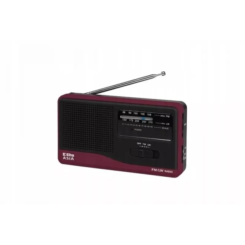Nešiojamas radijas Eltra Asia Juoda — modelis 5907727027837, kompaktiškas AM/FM imtuvas