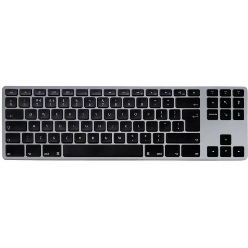 Mechaninė klaviatūra Matias FK408BTB-UK Tenkeyless Bluetooth aliumininė Space Gray